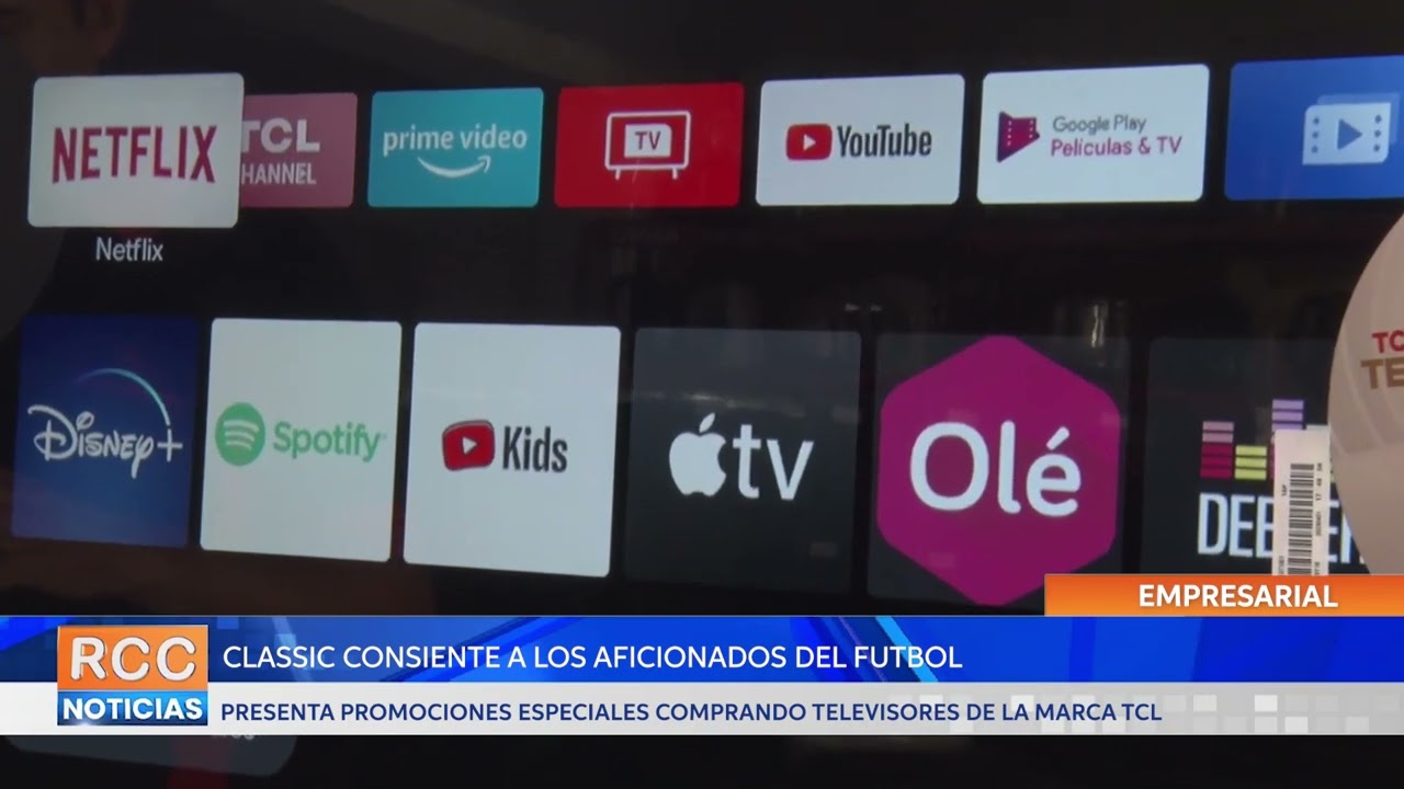 Classic presenta imperdibles novedades para los aficionados al deporte junto a sus televisores TCL