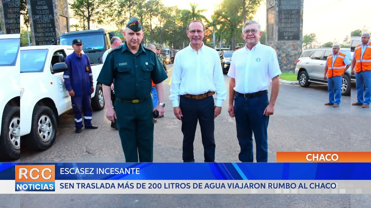 Más de 200 litros de agua viajaron rumbo al Chaco ante escasez incesante