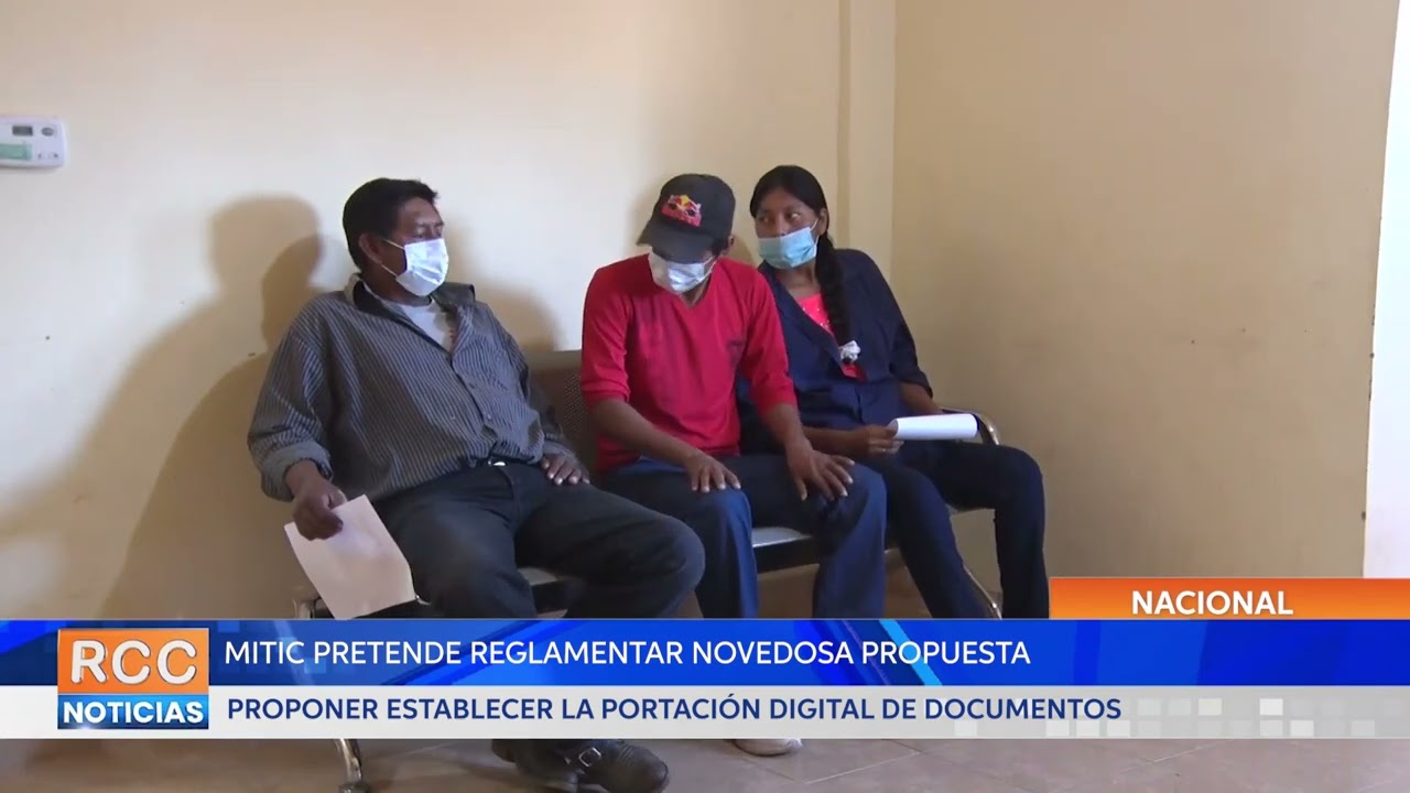 Pretenden establecer la portación digital de documentos
