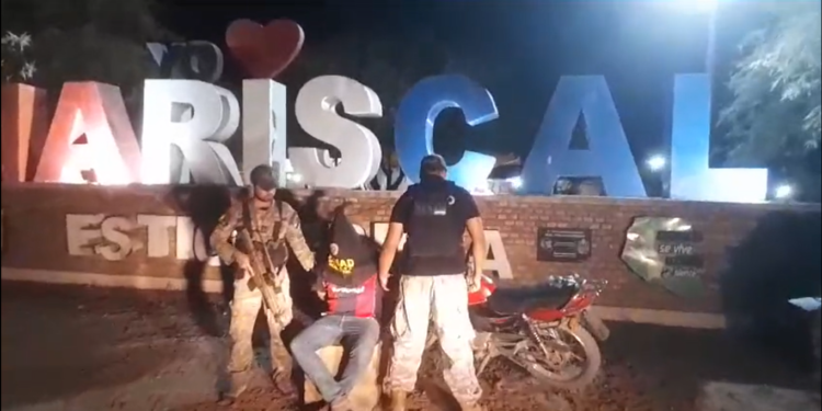 Senad capturó a distribuidor de drogas en Mariscal Estigarribia