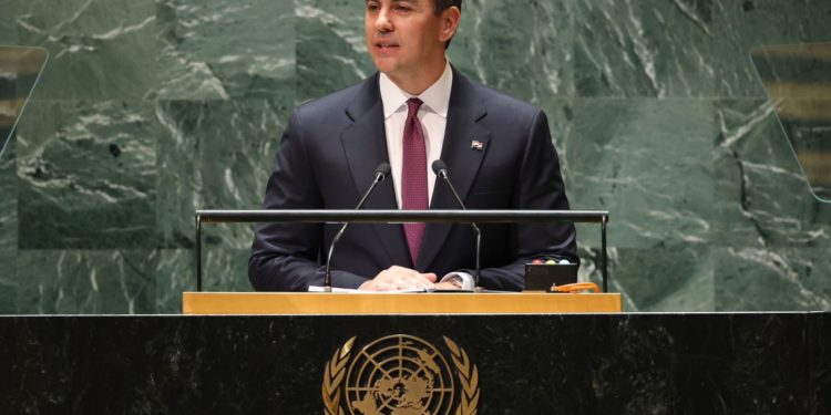 Respeto y trabajo conjunto para desarrollo latinoamericano, afirmó Santiago Peña ante la ONU