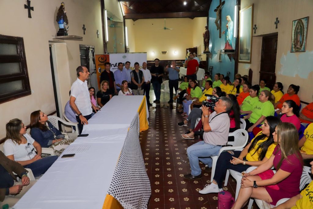 Ministro Barchini visitó el Buen Pastor y ratificó su compromiso en realizar la efectiva reinserción de las MPL