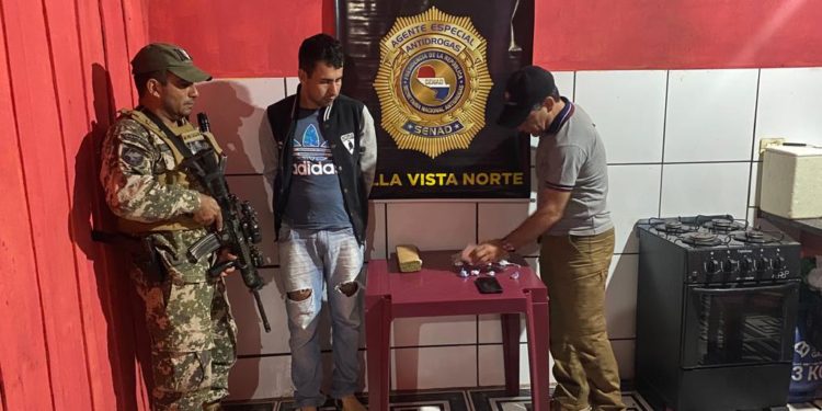 Allanamiento Antidrogas en Amambay Conduce a la Detención de Dos Individuos