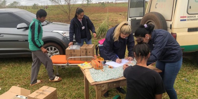 Caaguazú: Brindan asistencia en atención médica a ciudadanos afectados por un temporal