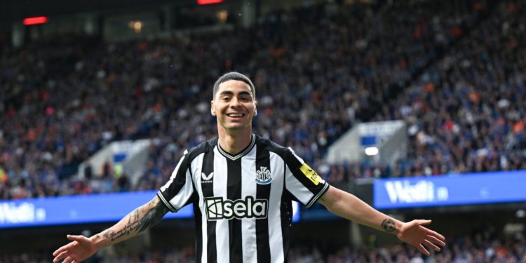 Con Miguel Almirón en cancha Newcastle rescató un punto ante el AC Milán Con Miguel Almirón en cancha Newcastle rescató un punto ante el AC Milán