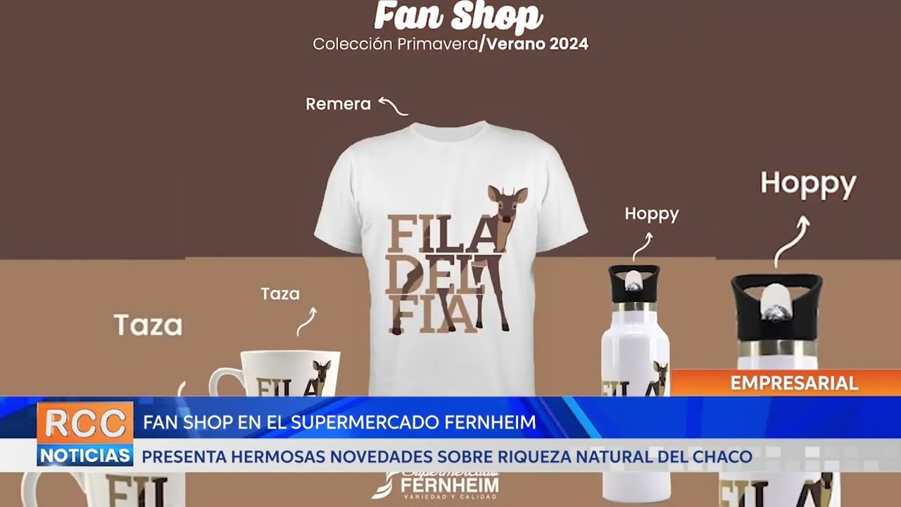 Supermercado Fernheim presenta fan shop renovado al puro estilo primaveral