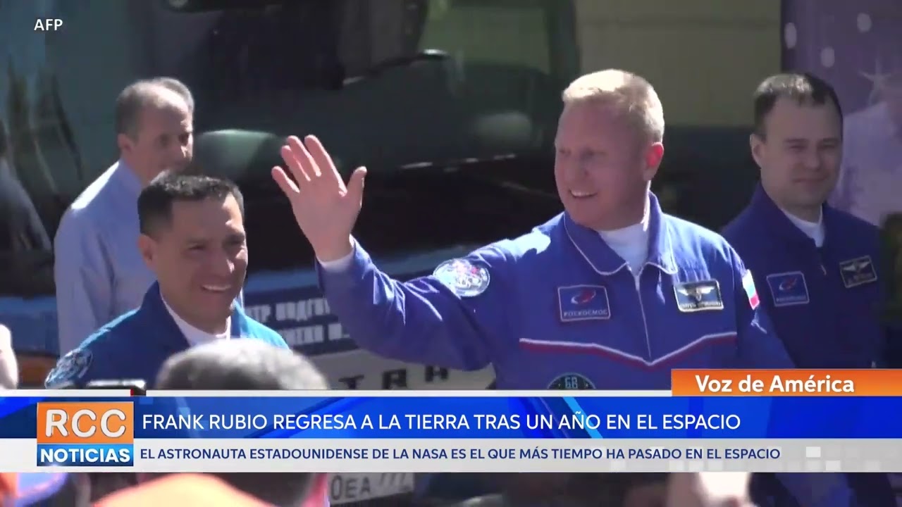 Frank Rubio regresa a la Tierra tras un año en el espacio