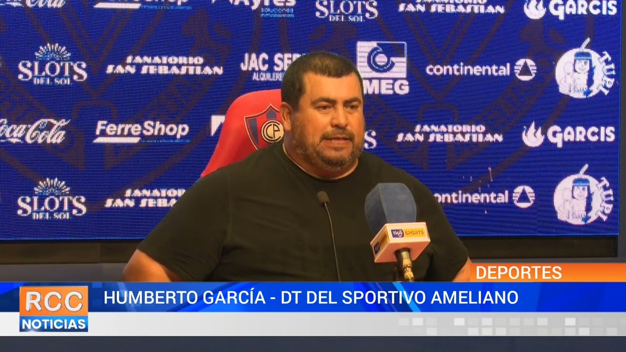 Cerro Porteño vs. Sportivo Ameliano: Palabras del entrenador Humberto García