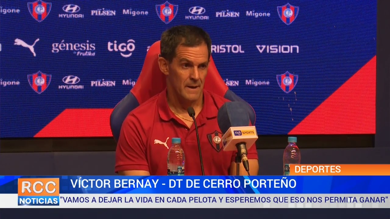 Cerro Porteño vs. Sportivo Ameliano: Víctor Bernay se refiere a las claves del equipo