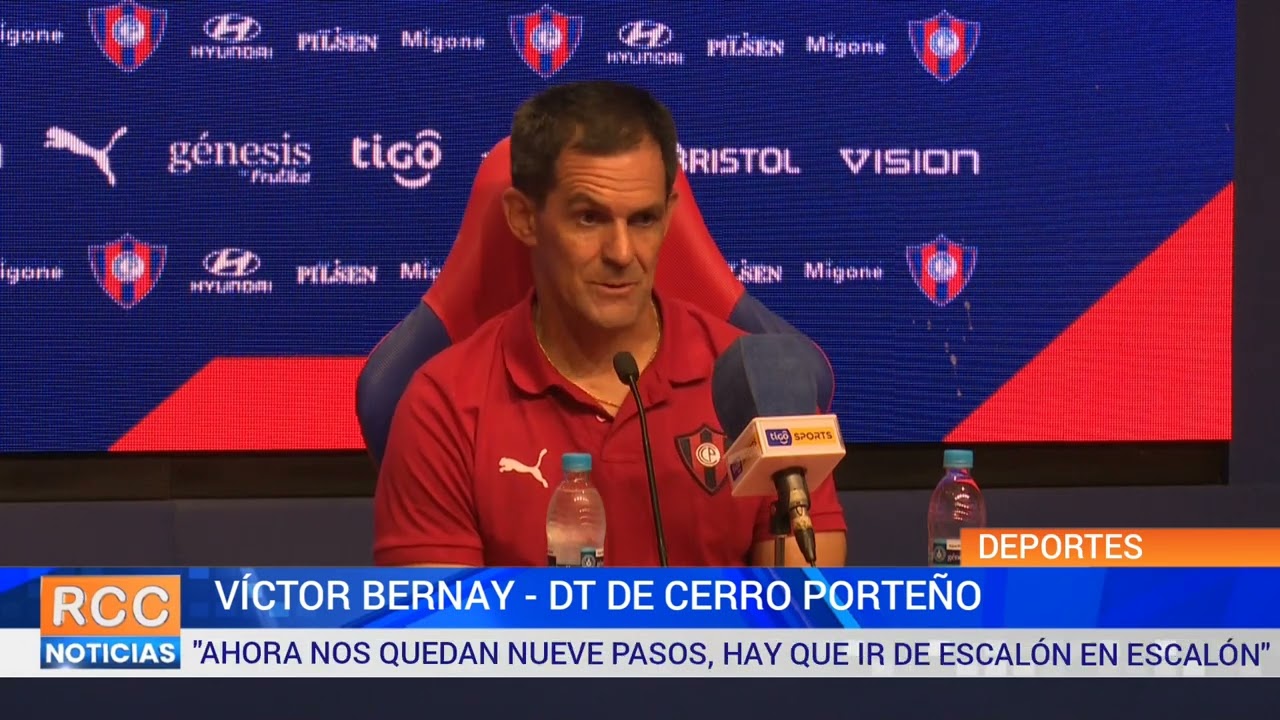 Cerro Porteño vs. Sportivo Ameliano: Palabras del entrenador Víctor Bernay