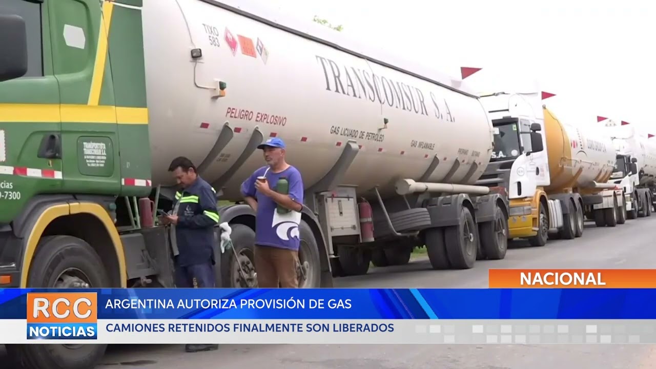 Argentina autoriza provisión de gas y combustibles a camiones paraguayos
