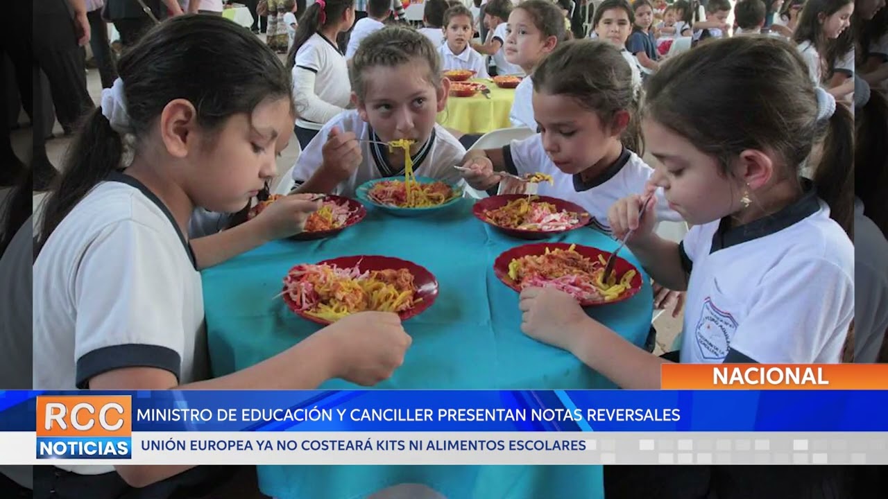 Ministros presentan nota reversal ante el Congreso: UE ya no costeará kits ni alimentos escolares