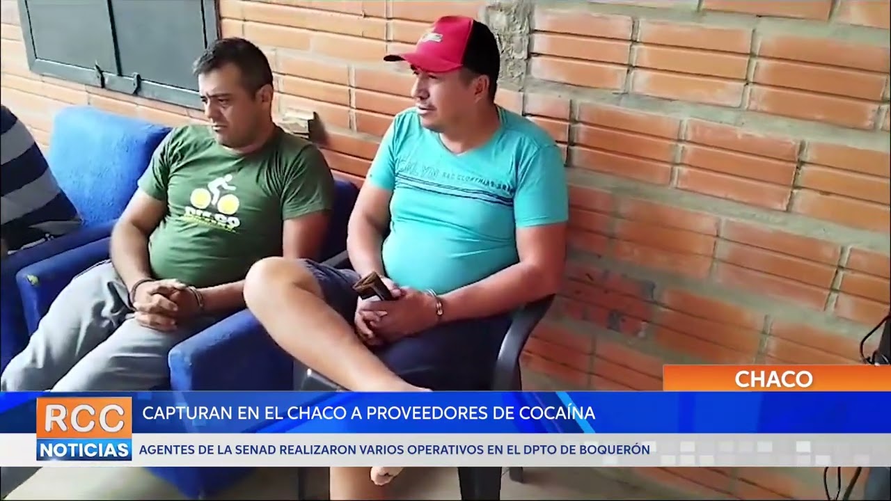 SENAD capturó a proveedores «mayoristas» de cocaína en el Chaco