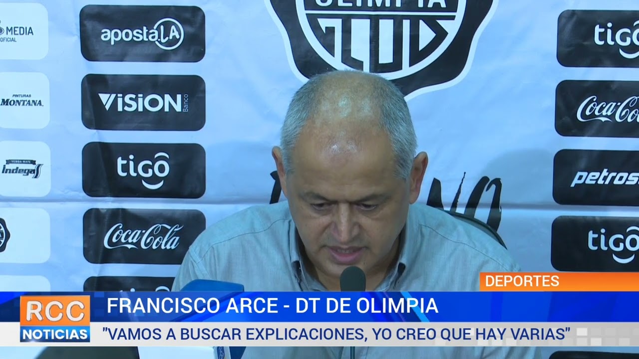 Nacional vs. Olimpia: Palabras del entrenador Francisco Arce
