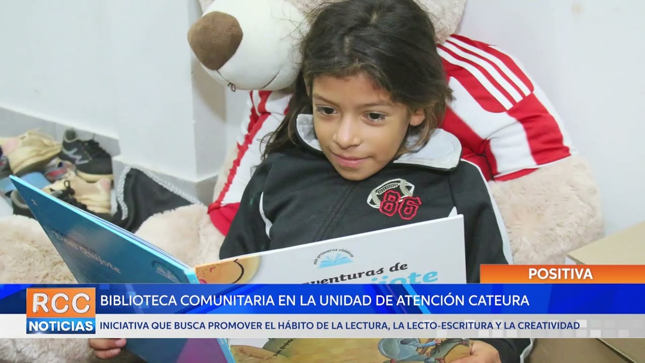 El MINNA Inaugura una Biblioteca Comunitaria en la Unidad de Atención Cateura del Programa Abrazo