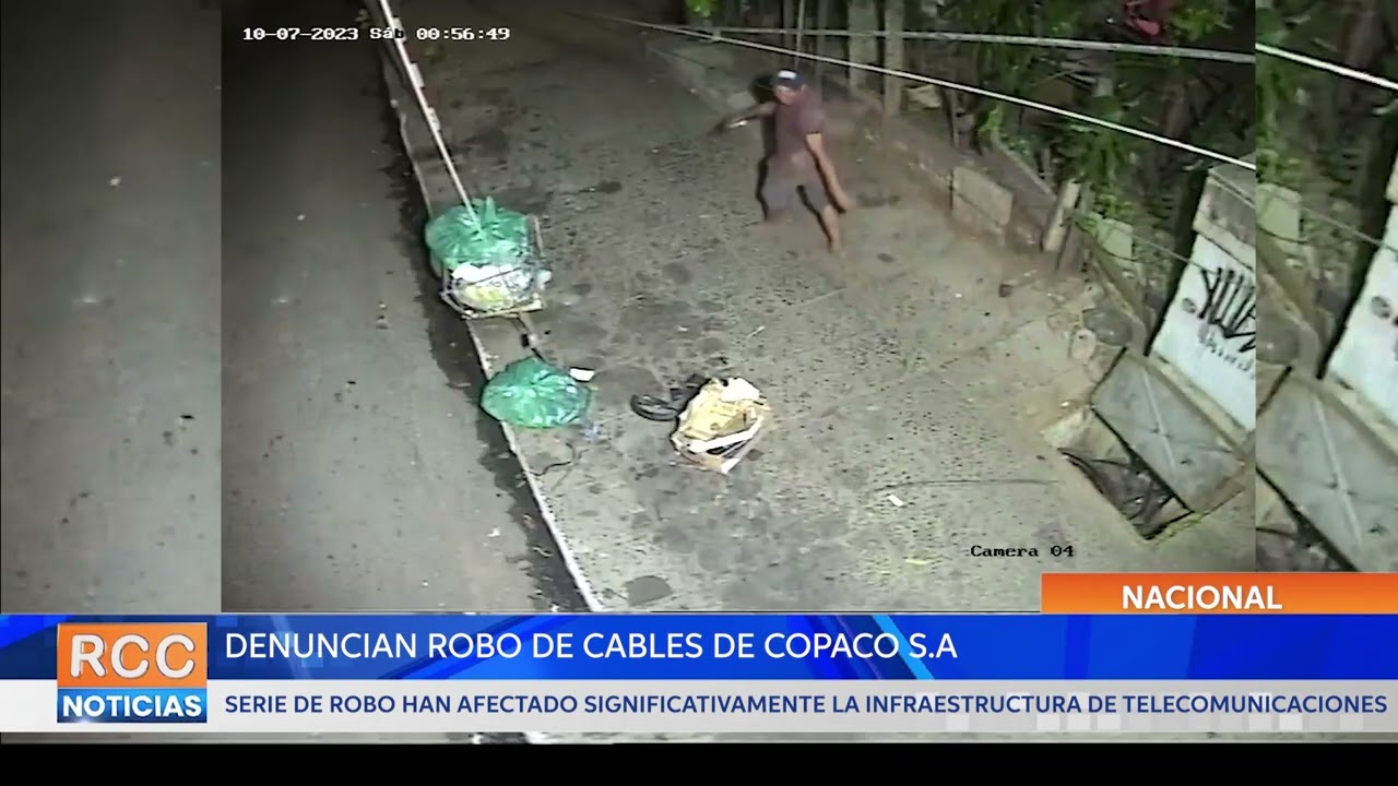 Denuncian robo de cables de COPACO S.A en varias zonas del departamento Central