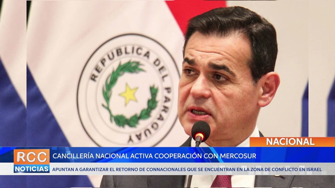 Cancillería Nacional activa cooperación con Mercosur para retorno de turistas paraguayos de Israel