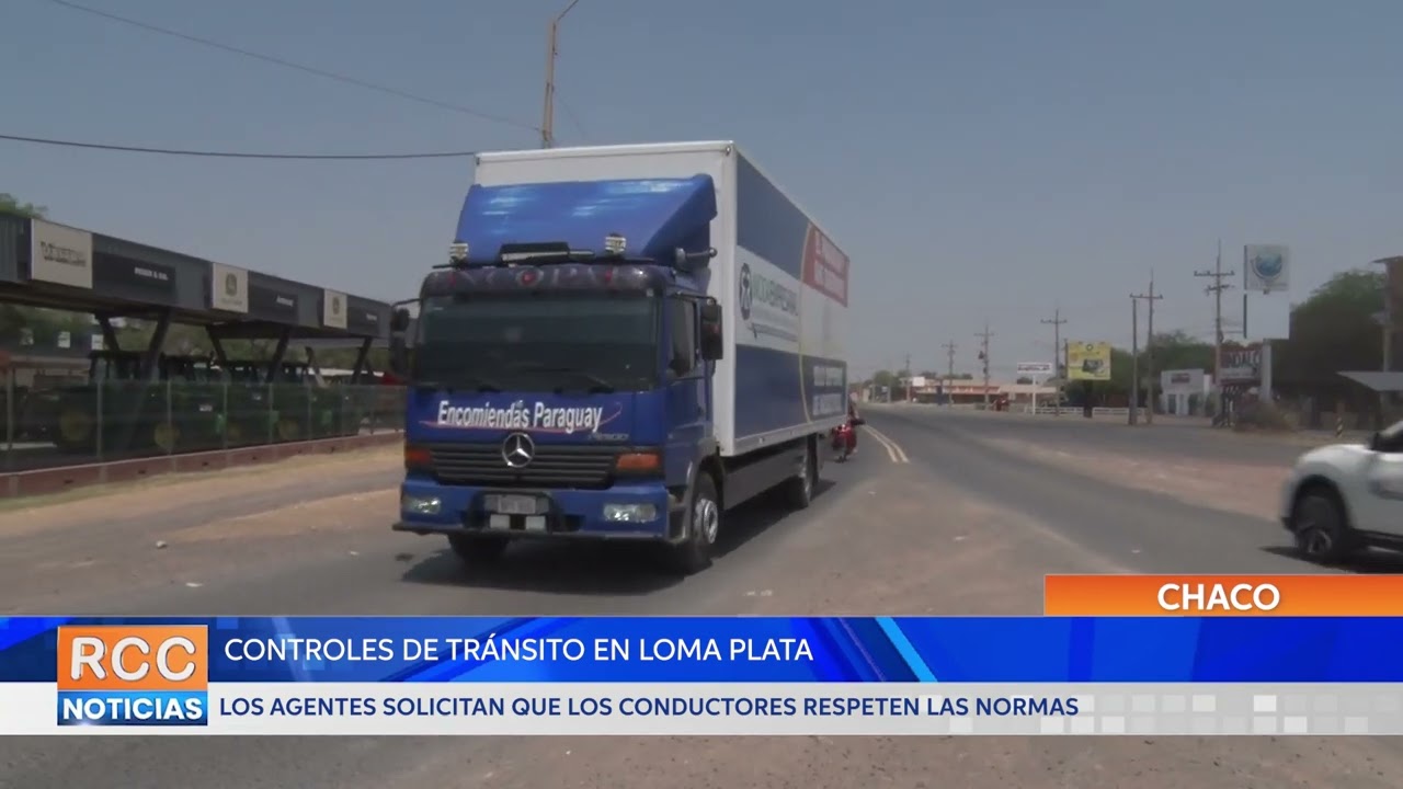 Continúan los controles de tránsito en la ciudad de Loma Plata