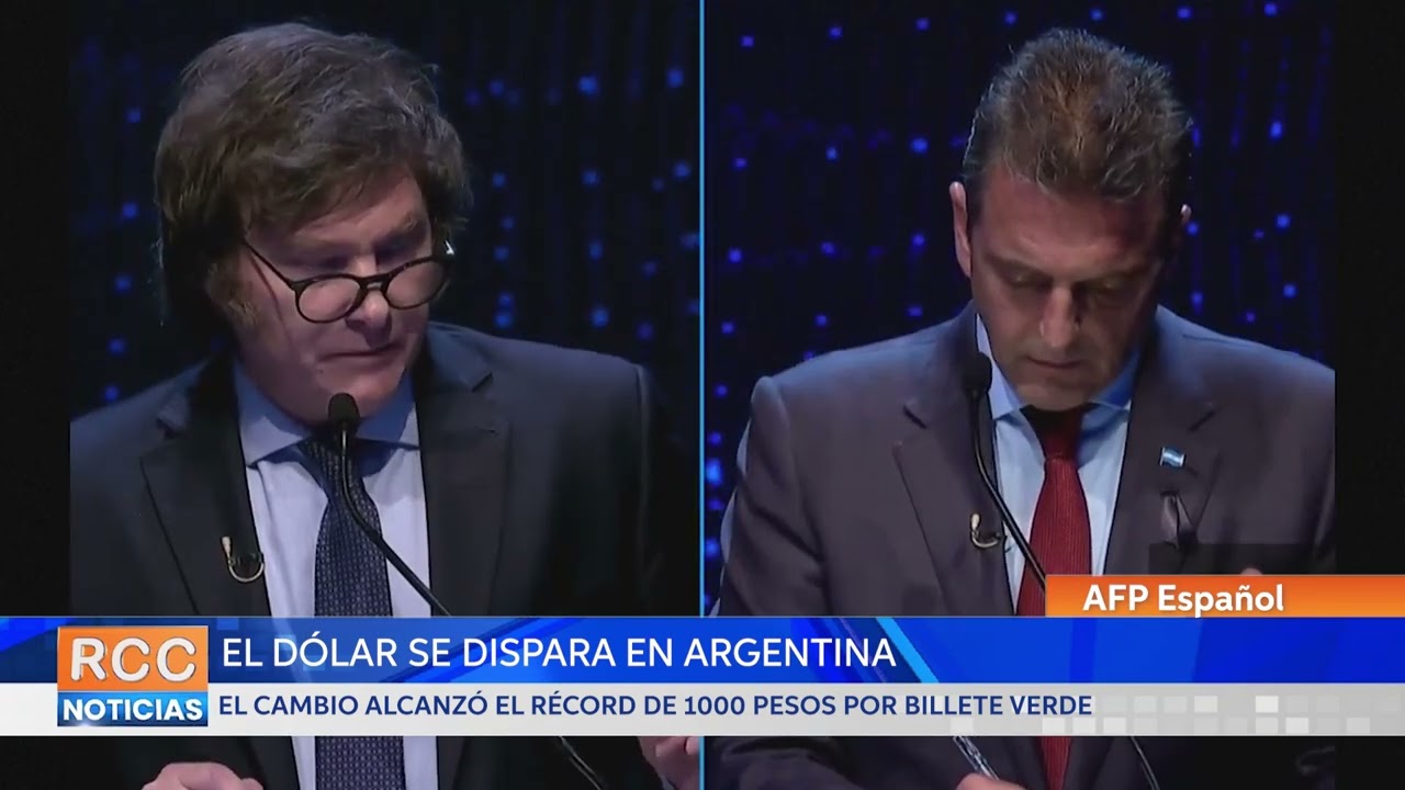El dólar se dispara en Argentina y supera la barrera simbólica de los 1.000 pesos