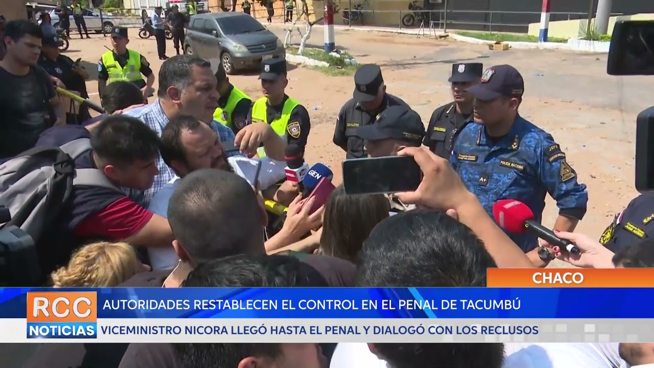 Tras crisis, se reestablece el control en la Penitenciaría de Tacumbú