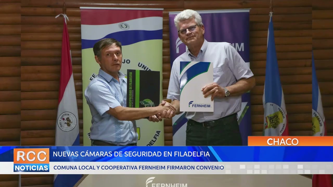 Cooperativa y Asociación Fernheim oficializó la firma de convenio con la Municipalidad de Filadelfia