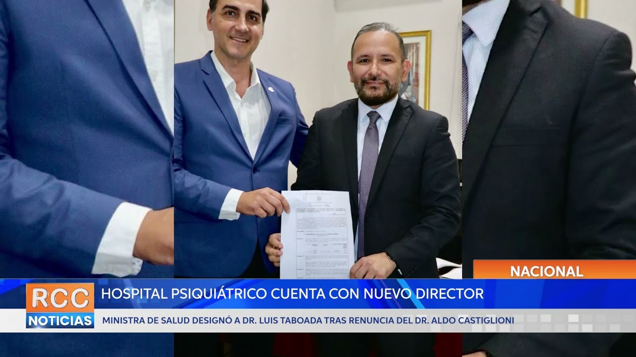 Luis Taboada asume como nuevo director del Hospital Psiquiátrico