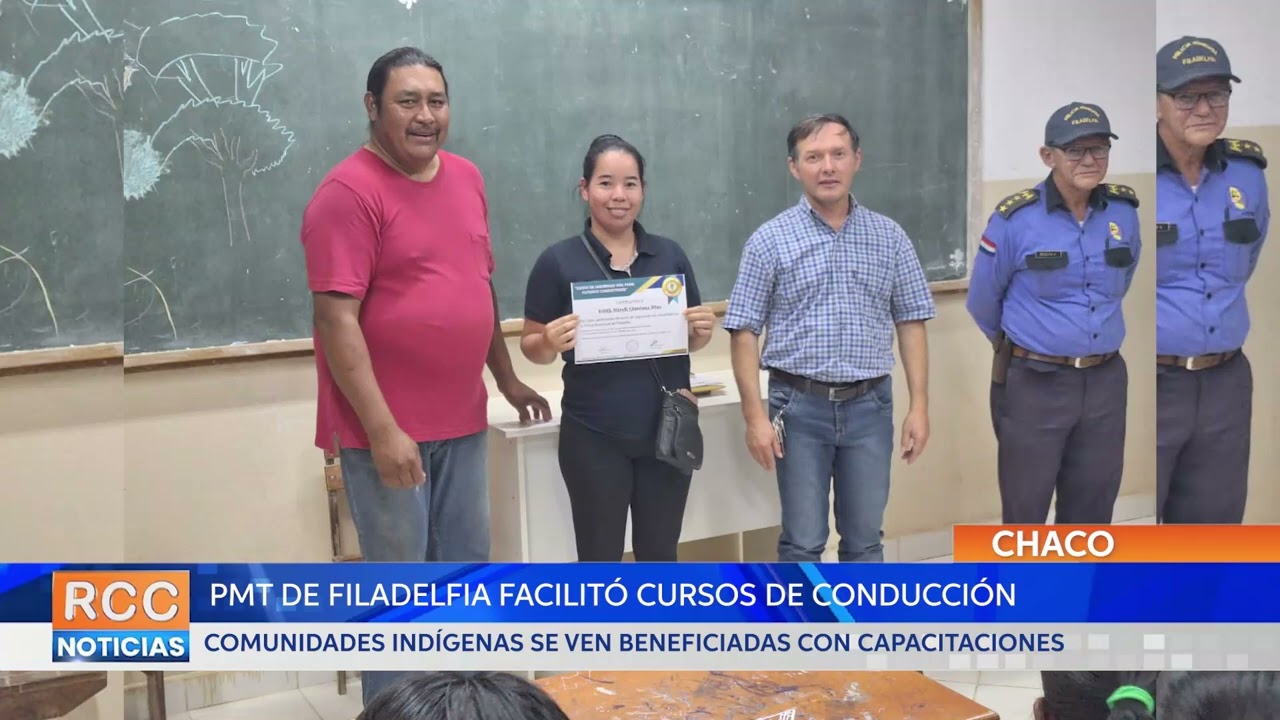 PMT de Filadelfia facilitó cursos de conducción a la comunidad indígena de Uj’e Lhavos