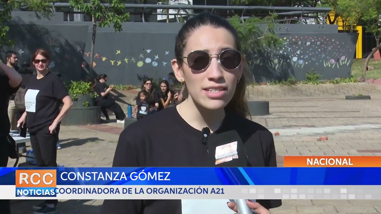 Marcharon en el centro de Asunción para prevenir la trata de personas