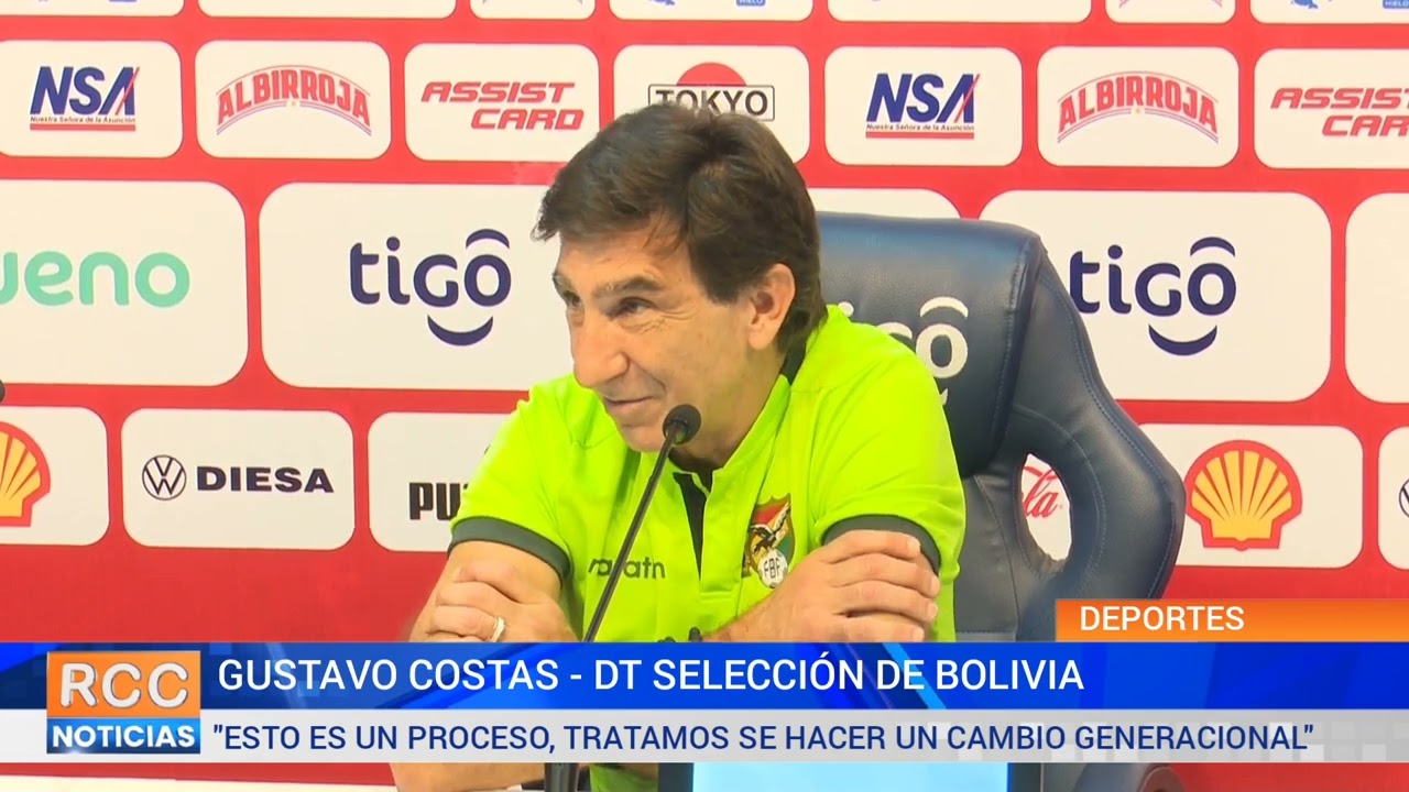 Paraguay vs. Bolivia: Conferencia del entrenador Gustavo Costas