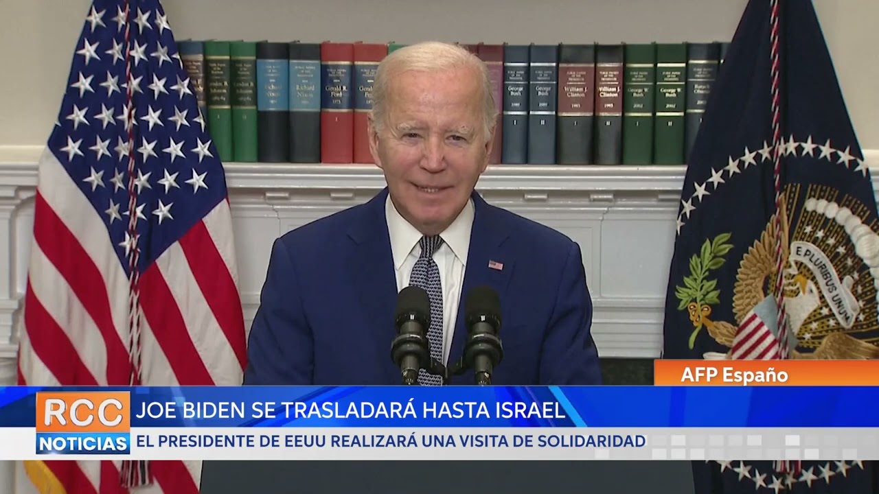 El presidente Joe Biden visitará Israel