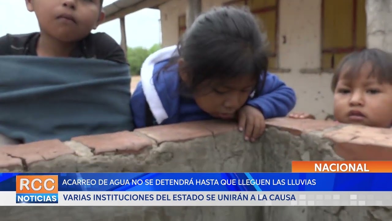 El acarreo de agua no se detendrá hasta que lleguen las lluvias al Chaco