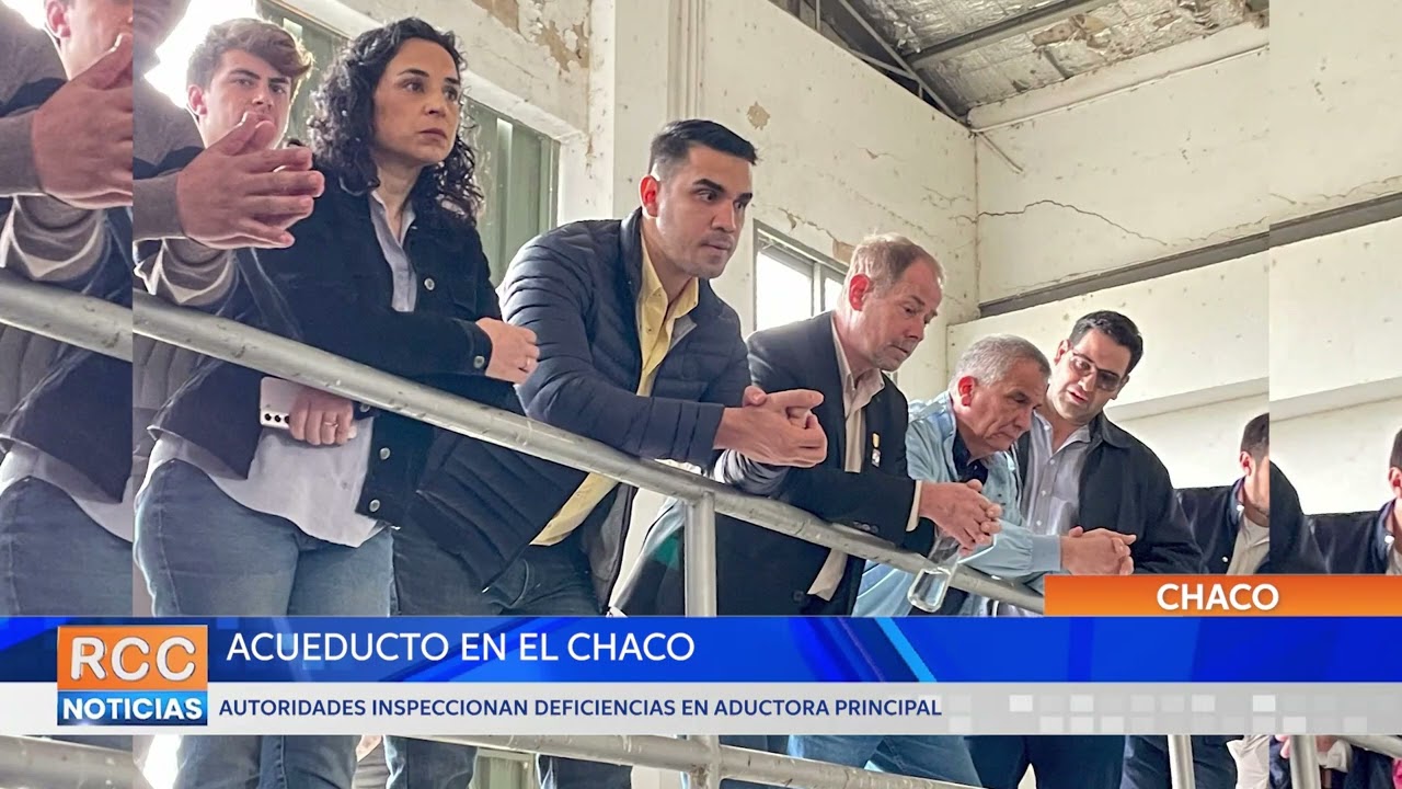 Autoridades identifican deficiencias en aductora de acueducto en el Chaco