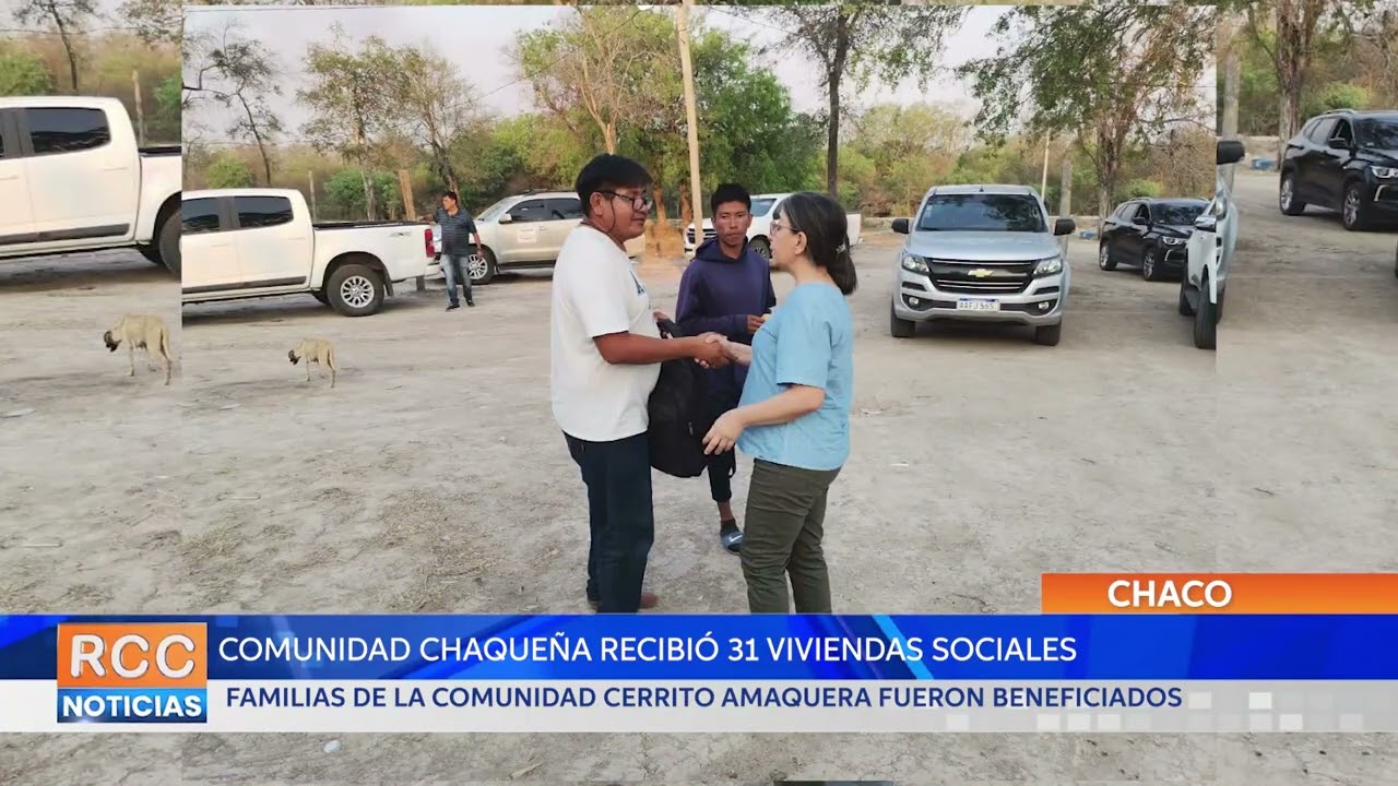 Comunidad chaqueña recibió 31 viviendas sociales