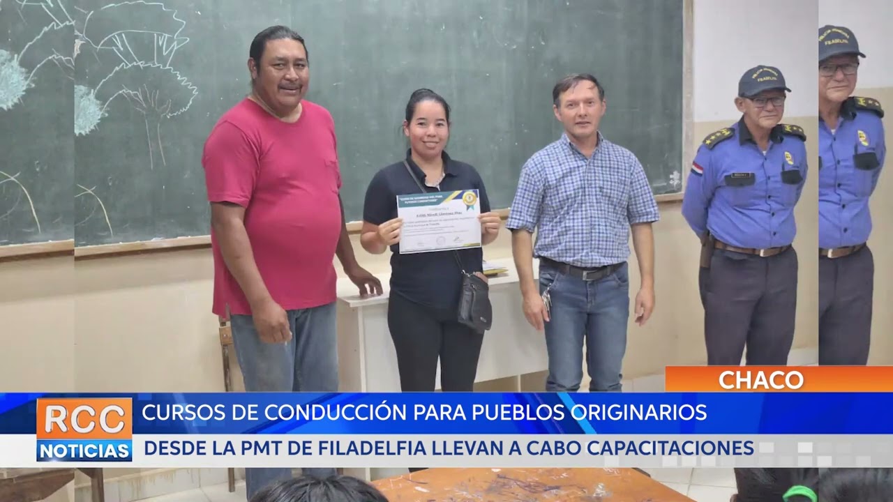 Cursos de conducción llegaron a comunidades indígenas bajo una iniciativa de la comuna filadelfiana