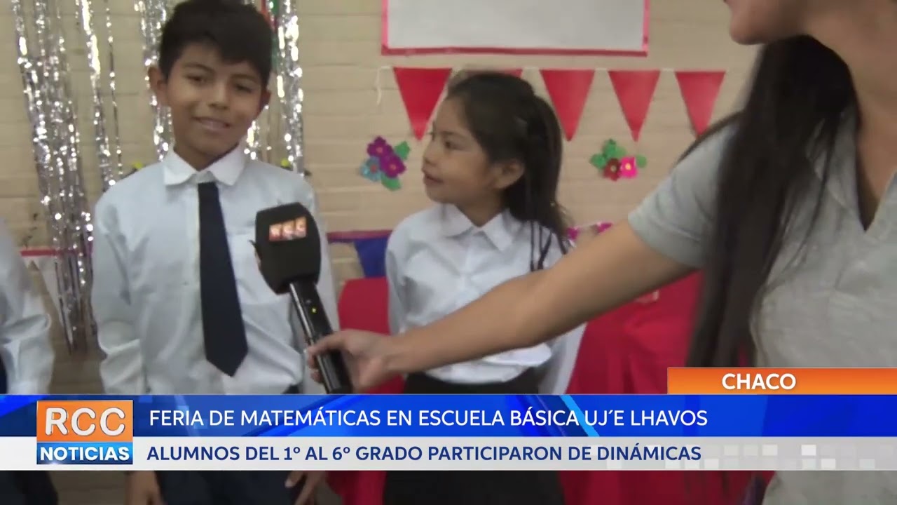 Escuela Básica Uj'e Lhavos hizo despliegue de su Feria de Matemáticas