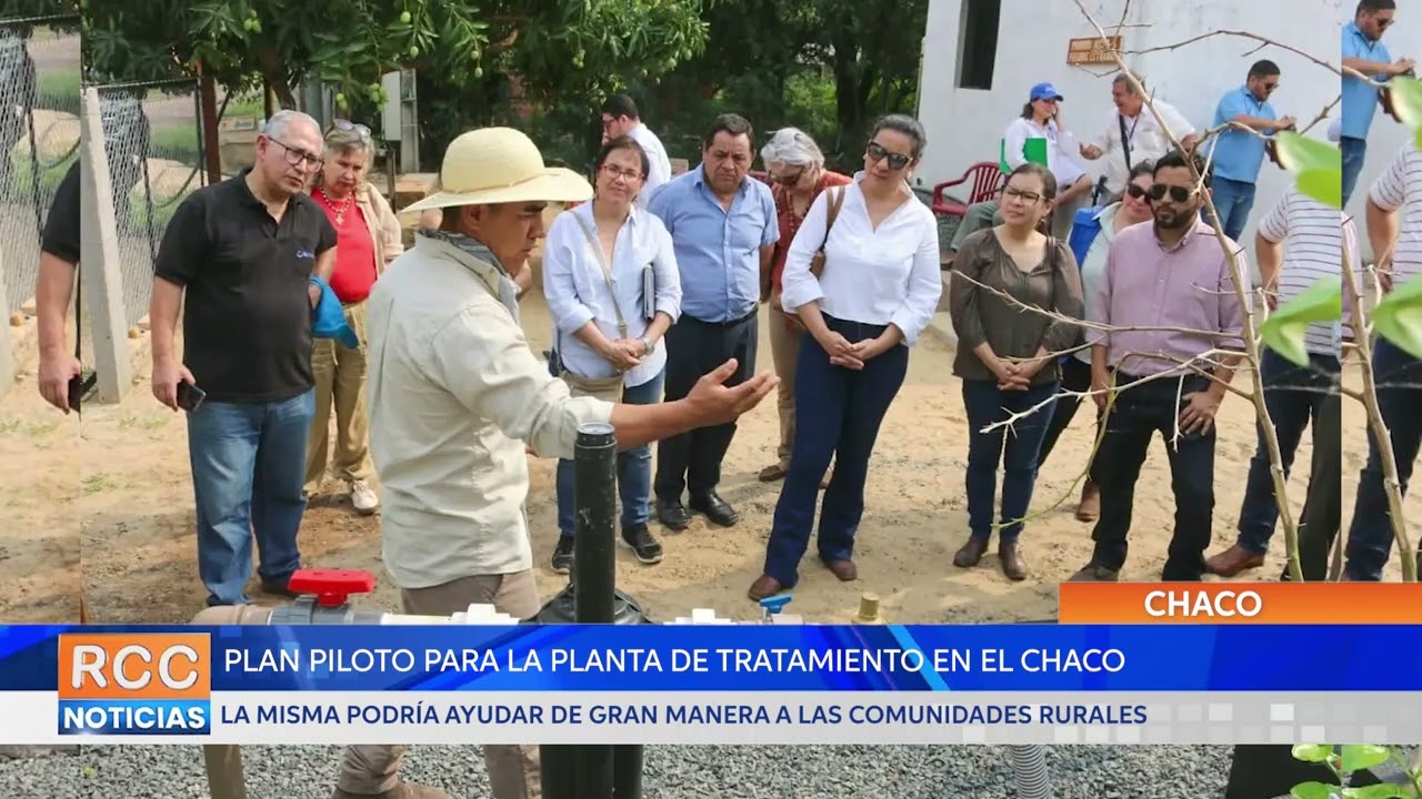 Presentan plan piloto para planta de tratamiento de agua para comunidades chaqueñas