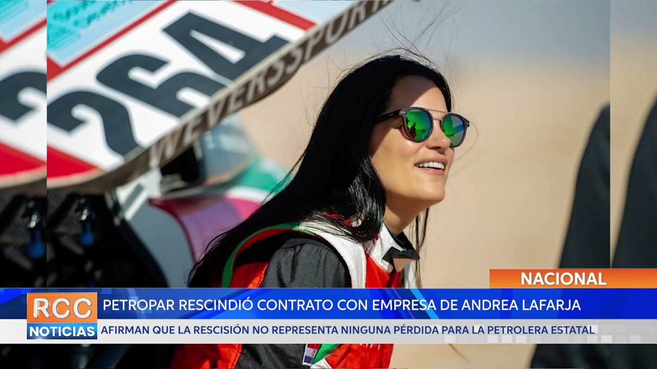Petropar rescindió contrato con empresa de Andrea Lafarja