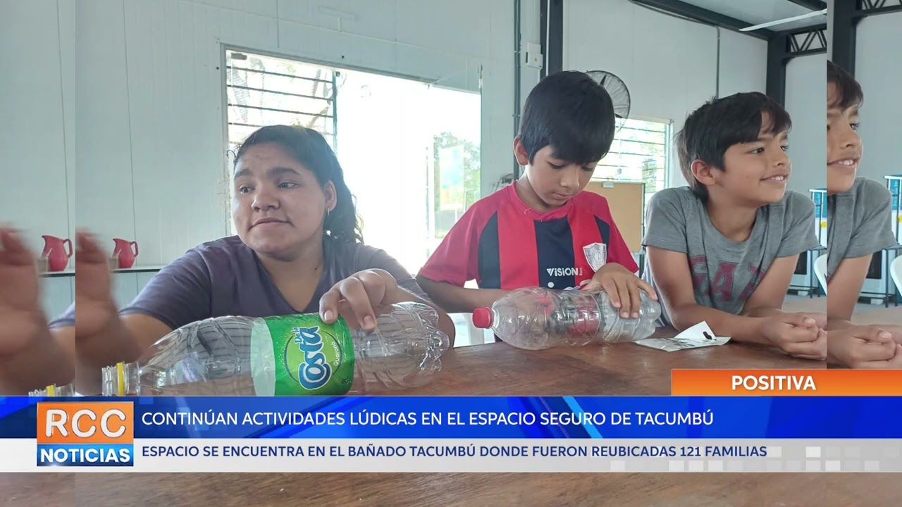 Continúan las actividades lúdicas en el Espacio Seguro del Bañado Tacumbú
