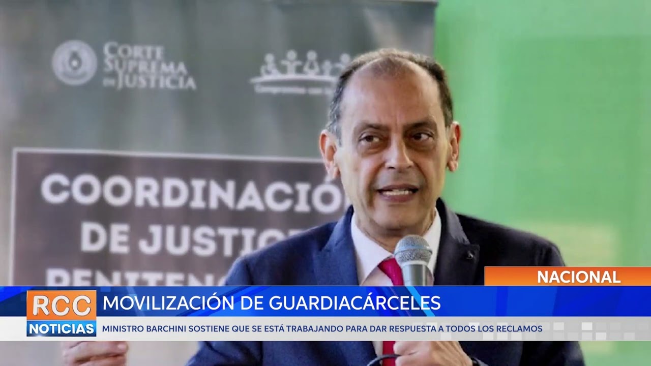 Movilización de guardiacárceles no se justifica porque los reclamos son atendidos, afirma Barchini