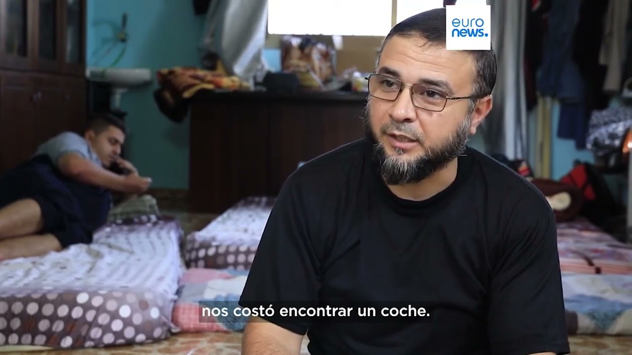 Desplazados de Gaza buscan refugio en casa de un ciudadano con pasaporte irlandés