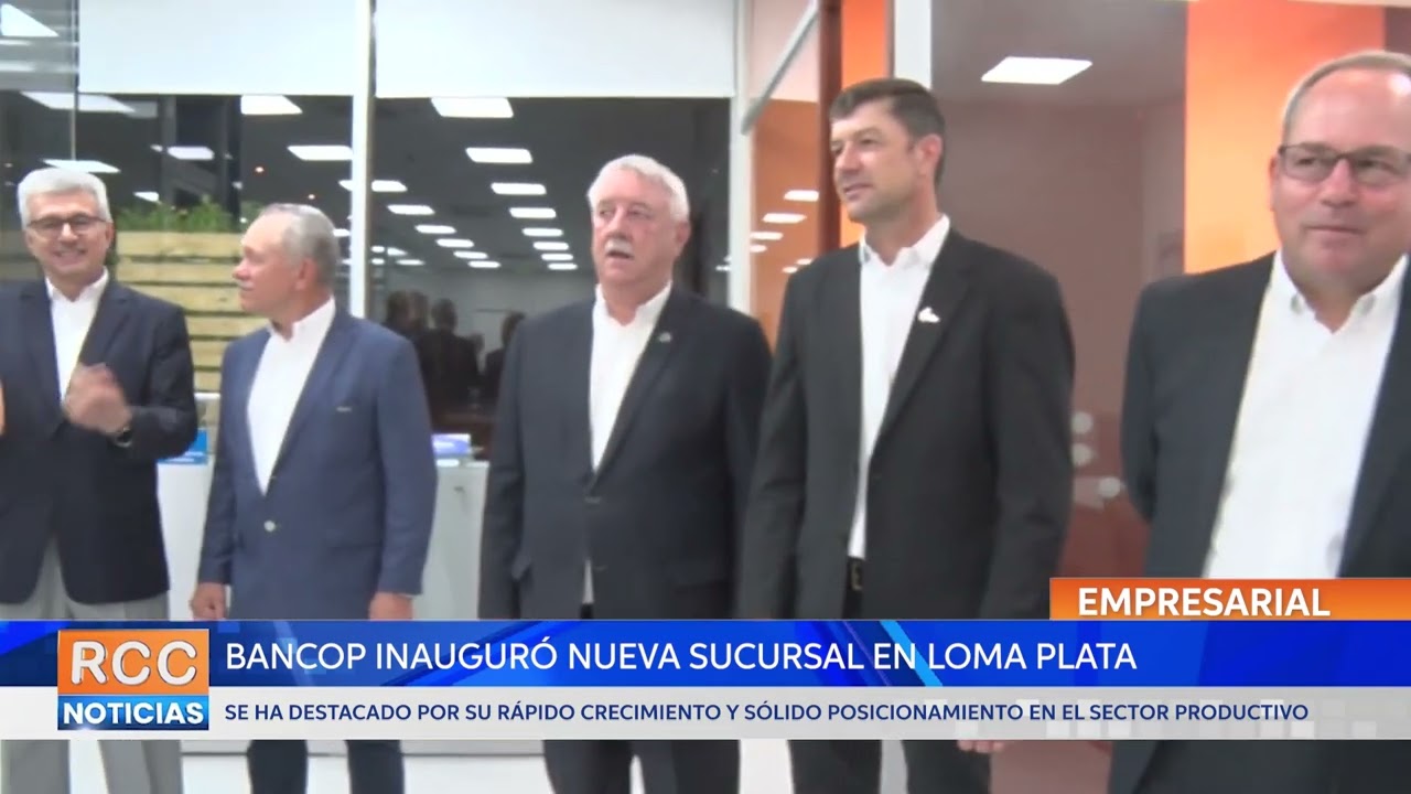 Bancop inauguró nueva sucursal en Loma Plata
