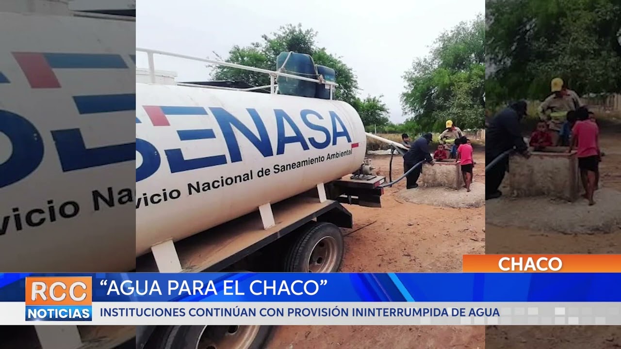 Operativo “Agua para el Chaco» da sus frutos por gestiones de instituciones estatales