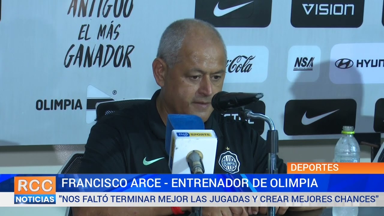 Olimpia vs. Cerro Porteño: Palabras del entrenador Francisco Arce