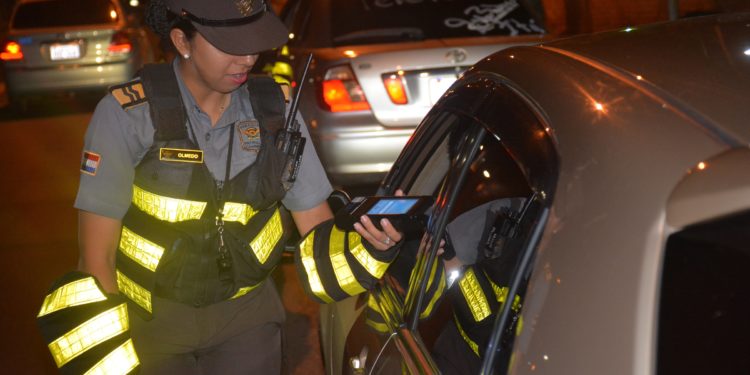 Patrulla Caminera revela un alto índice de conductores ebrios en Central