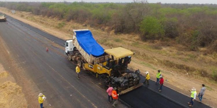 Inician colocación de base asfáltica en el Lote 1 de la esperada Ruta de la Leche