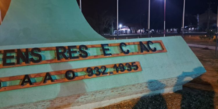 Indignación en Puerto Casado ante robo de letras corpóreas de reconocido monumento