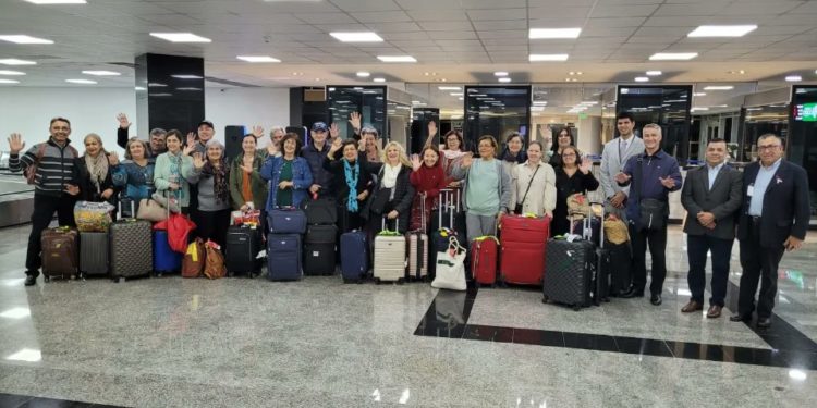 Llegó el segundo contingente de compatriotas desde Israel