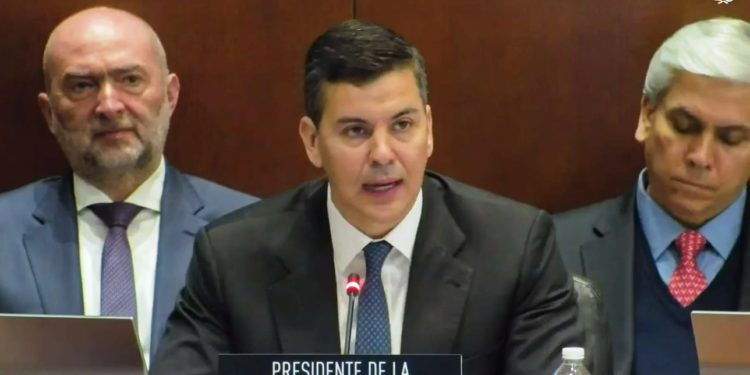 Presidente Peña se ratifica en favor del comercio y la libre navegabilidad ante la OEA