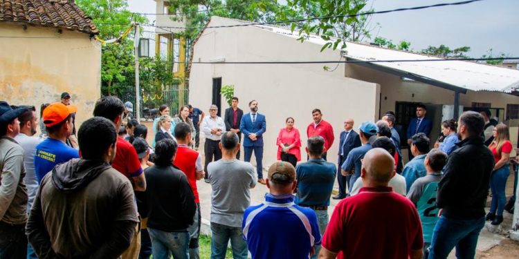 Ministerio de Justicia realiza verificación de la seguridad en la granja penitenciaria Ko’ê Pyahu