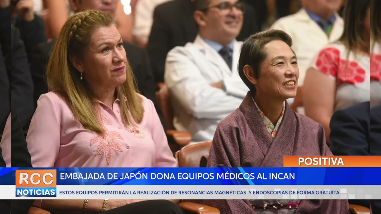 Embajada de Japón dona equipos médicos de alta gama al INCAN